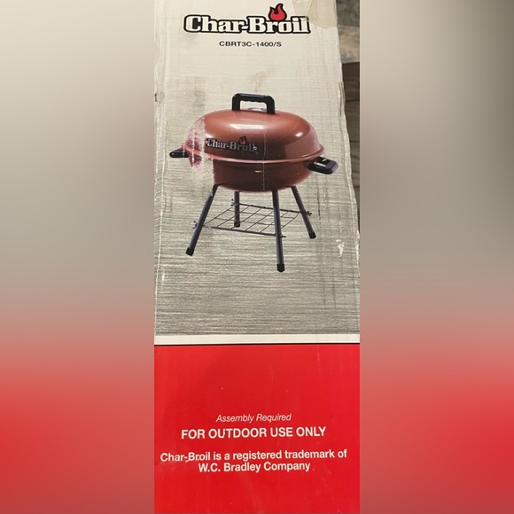 NIB Char-Broil 14” tabletop charcoal grill (FINAL PRICE) - Picture 6 of 14